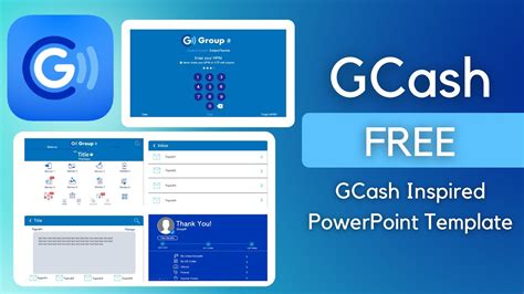 GCash Inspired PowerPoint Template [ FREE ] .